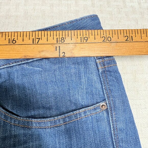 L.L. Bean Womens Size 20 P Blue Favorite Fit Denim Jeans Straight Leg - Picture 5 of 8